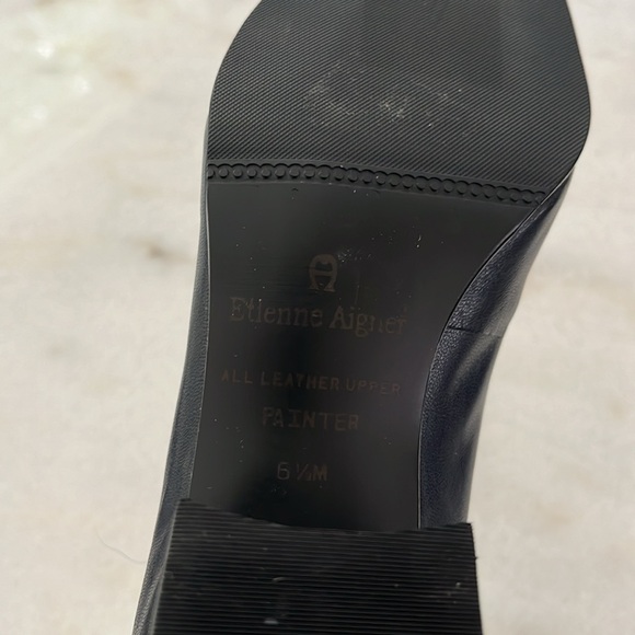 Etienne Aigner Painter Navy Loafer Women's Size 6.5M - Picture 9 of 9